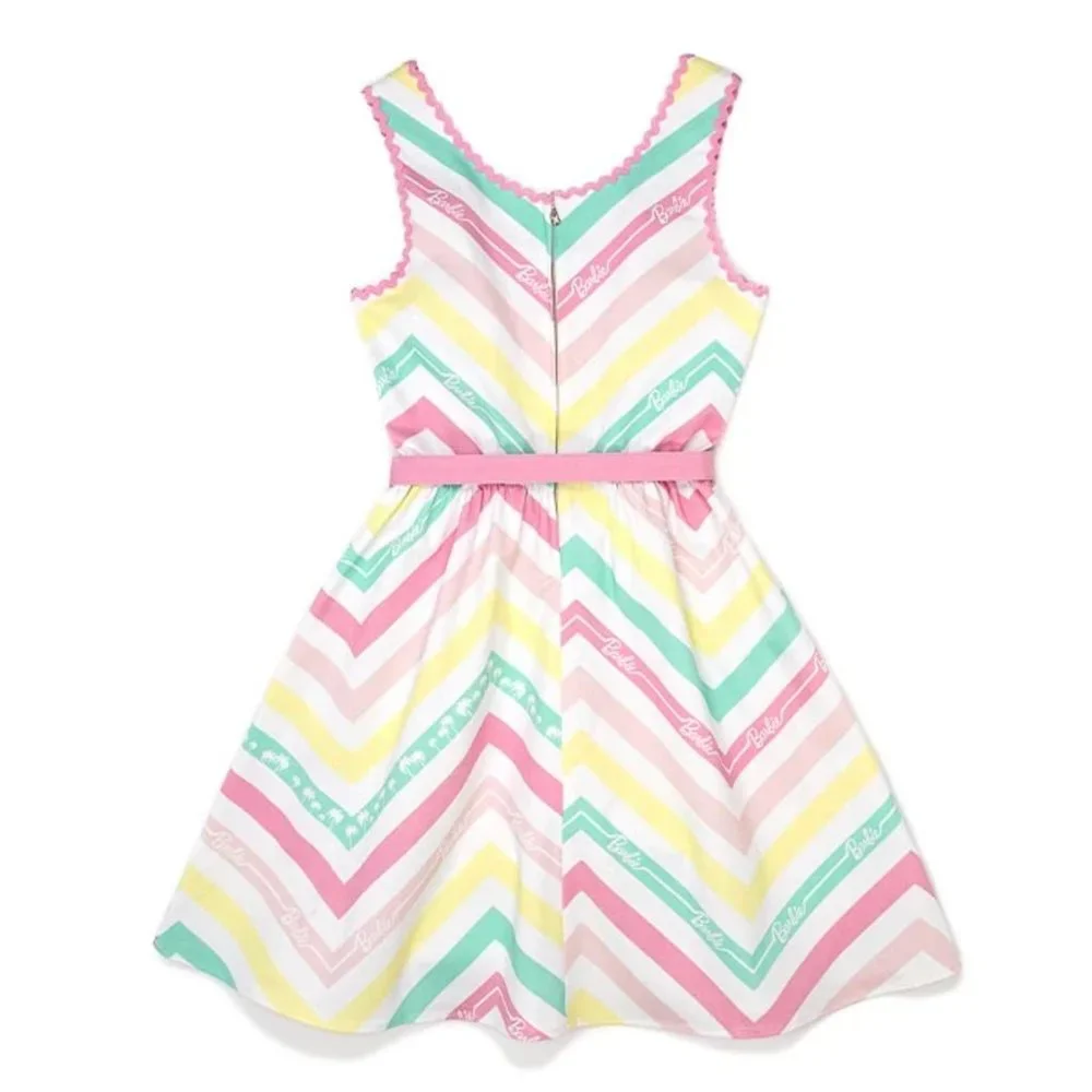 Stitch Shoppe by Loungefly X Barbie™ Chevron "Olivia" Dress - Picture 2 of 10